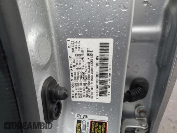 ✅ 2015 Honda CR-V LX • VIN: 5J6RM4H33FL032900 • Lot: 91642885. Wystawiony na Copart z przebiegiem 123 859 mil. Bezpłatny archiwum sprzedaży aukcyjnych z USA i szczegółowy raport historii pojazdu na DreamBid. Zdjęcie 14.