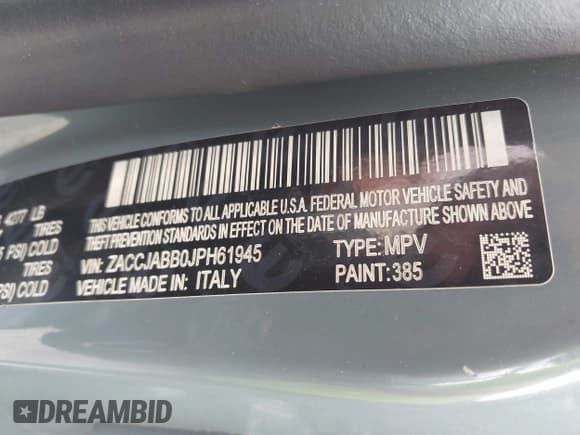 ✅ 2018 Jeep Renegade Latitude • VIN: ZACCJABB0JPH61945 • Lot: 42165795. Wystawiony na IAAI z przebiegiem Nie podano. Bezpłatny archiwum sprzedaży aukcyjnych z USA i szczegółowy raport historii pojazdu na DreamBid. Zdjęcie 9.