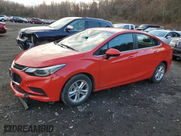 ✅ 2017 Chevrolet Cruze LT • VIN: 1G1BE5SM7H7233764 • Лот: 91549745. Опубликован ранее на Copart с пробегом 62 025 миль. Бесплатный доступ к архиву аукционных продаж из США и подробный отчёт об истории автомобиля на DreamBid. Изображение 1.