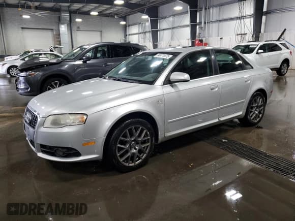 ✅ 2008 Audi A4 2.0T • VIN: WAUDF78E78A067769 • Lot: 90471675. Listed on Copart with 155,875 mi. Free auction sales archive from the USA and detailed vehicle history report at DreamBid. Image 1.