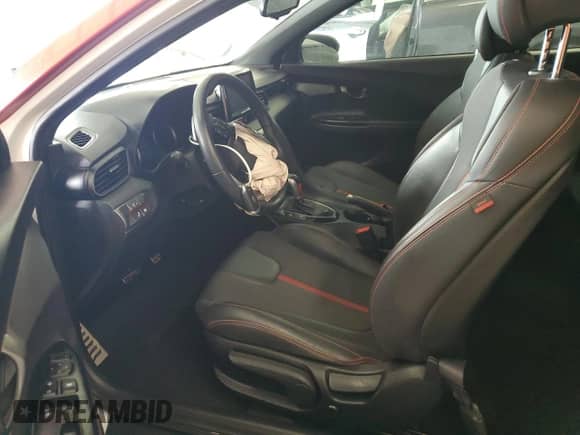 2020 Hyundai Veloster Turbo Ultimate with VIN KMHTH6AB9LU029420, listed as a Copart auction lot 58548465 with 45,763 mi miles and Salvage title. Bid and sale history available at DreamBid. Image 7.