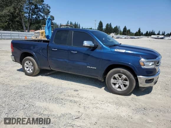 2020 Ram 1500 Laramie with VIN 1C6RREDT6LN278043, listed as a Copart auction lot 65152314 with 76,888 mi miles and Salvage title. Bid and sale history available at DreamBid. Image 4.