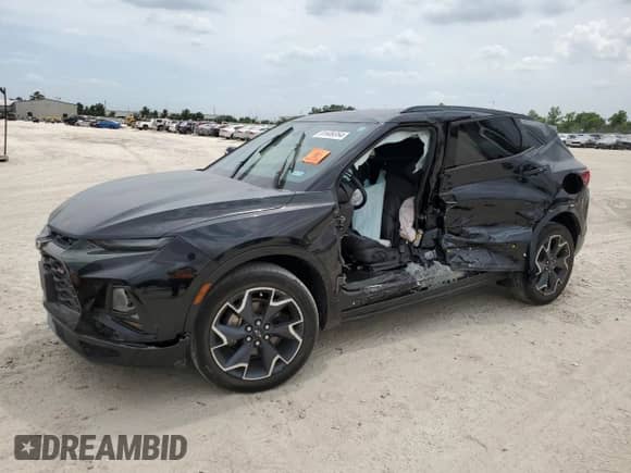 2020 Chevrolet Blazer RS with VIN 3GNKBERS9LS729171, listed as a Copart auction lot 61608354 with Not provided miles and Salvage title. Bid and sale history available at DreamBid. Image 1.