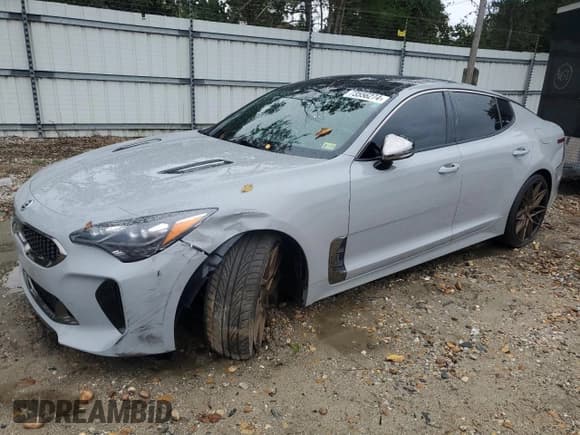 ✅ 2021 Kia Stinger GT2 • VIN: KNAE55LC2M6087846 • Lot: 73556274. Listed on Copart with 59,168 mi. Free auction sales archive from the USA and detailed vehicle history report at DreamBid. Image 1.