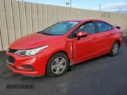 ✅ 2017 Chevrolet Cruze LS • VIN: 1G1BC5SMXH7160377 • Лот: 82420465. Опубликован ранее на Copart с пробегом 91 132 миль. Бесплатный доступ к архиву аукционных продаж из США и подробный отчёт об истории автомобиля на DreamBid. Изображение 1.