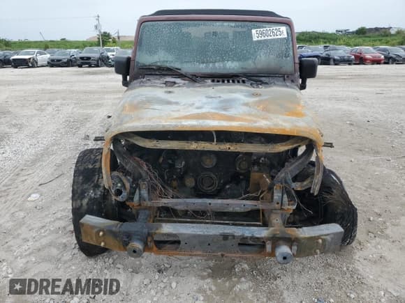 ✅ 2008 Jeep Wrangler Unlimited X • VIN: 1J4GA391X8L528089 • Lot: 59602625. Listed on Copart with Not provided. Free auction sales archive from the USA and detailed vehicle history report at DreamBid. Image 5.