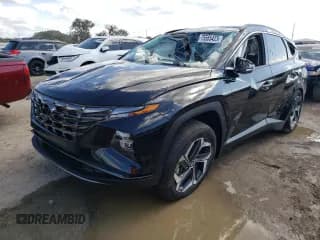 ✅ 2023 Hyundai Tucson Limited • VIN: 5NMJE3AE7PH215872 • Lot: 75565423. Wystawiony na Copart z przebiegiem 9 552 mil. Bezpłatny archiwum sprzedaży aukcyjnych z USA i szczegółowy raport historii pojazdu na DreamBid. Zdjęcie 1.
