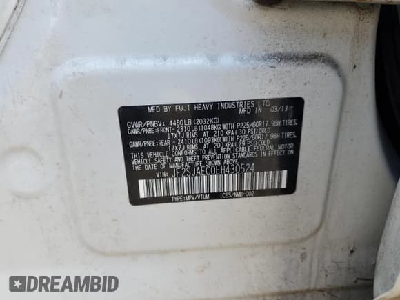 ✅ 2014 Subaru Forester Premium • VIN: JF2SJAEC0EH430524 • Lot: 51988895. Wystawiony na Copart z przebiegiem 113 355 mil. Bezpłatny archiwum sprzedaży aukcyjnych z USA i szczegółowy raport historii pojazdu na DreamBid. Zdjęcie 13.