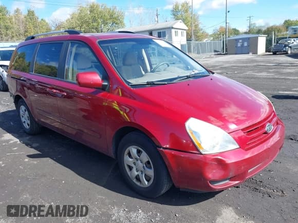 ✅ 2009 Kia Sedona EX • VIN: KNDMB233696315800 • Lot: 43461709. Listed on IAAI with 193,784 mi. Free auction sales archive from the USA and detailed vehicle history report at DreamBid. Image 1.