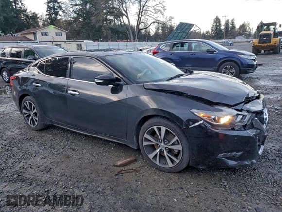 ✅ 2017 Nissan Maxima S • VIN: 1N4AA6AP5HC441008 • Lot: 92750025. Listed on Copart with 129,215 mi. Free auction sales archive from the USA and detailed vehicle history report at DreamBid. Image 4.