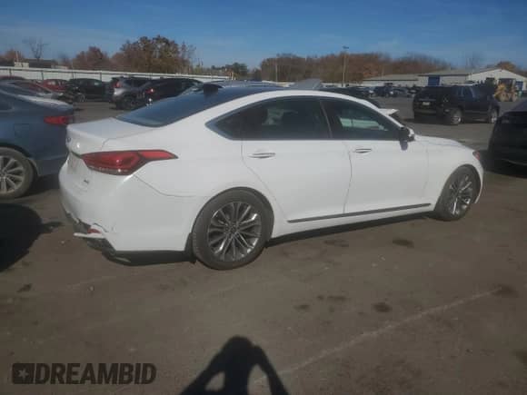 2016 Hyundai Genesis 3.8L z VIN KMHGN4JE6GU117050, wystawiony jako Copart lot #78604184 z przebiegiem 88 268 mil mil oraz Szkoda całkowita • Salvage title. Historia ofert i sprzedaży dostępna na DreamBid. Obrazek 3.