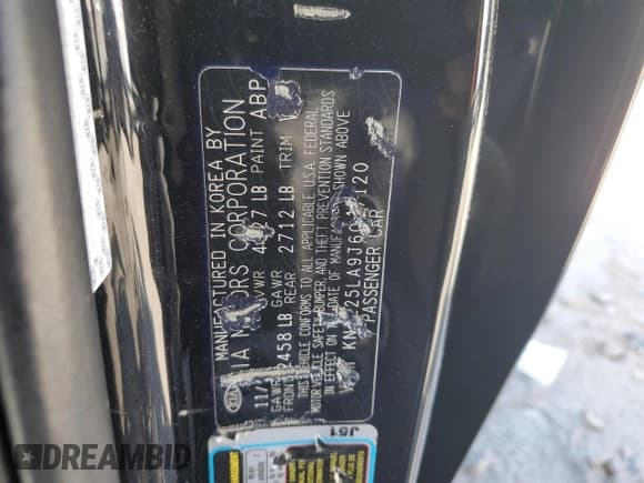 ✅ 2018 Kia Stinger Premium • VIN: KNAE25LA9J6017120 • Lot: 71997995. Wystawiony na Copart z przebiegiem 100 100 mil. Bezpłatny archiwum sprzedaży aukcyjnych z USA i szczegółowy raport historii pojazdu na DreamBid. Zdjęcie 12.