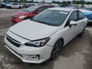 2023 Subaru Impreza Premium z VIN 4S3GKAV66P3600669, wystawiony jako Copart lot #61809855 z przebiegiem Nie podano mil oraz Szkoda całkowita • Salvage title. Historia ofert i sprzedaży dostępna na DreamBid. Obrazek 1.