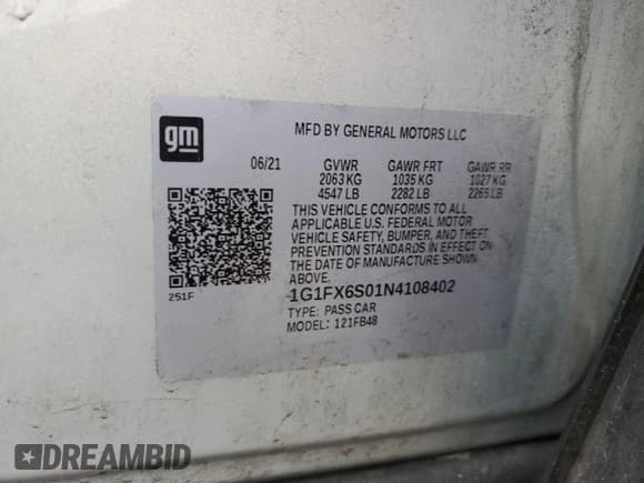 ✅ 2022 Chevrolet Bolt EV 2LT • VIN: 1G1FX6S01N4108402 • Lot: 72183514. Wystawiony na Copart z przebiegiem 18 406 mil. Bezpłatny archiwum sprzedaży aukcyjnych z USA i szczegółowy raport historii pojazdu na DreamBid. Zdjęcie 12.