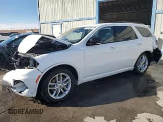 ✅ 2024 Dodge Durango GT • VIN: 1C4RDHDGXRC118165 • Лот: 47037445. Опубликован ранее на Copart с пробегом 25 199 миль. Бесплатный доступ к архиву аукционных продаж из США и подробный отчёт об истории автомобиля на DreamBid. Изображение 1.