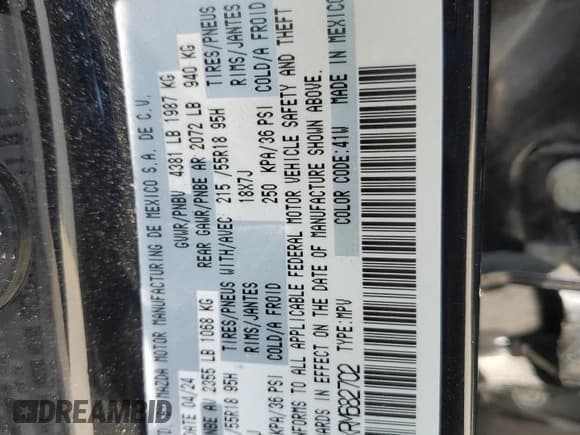 ✅ 2024 Mazda CX-30 S Premium • VIN: 3MVDMBDMXRM682702 • Lot: 59981805. Listed on Copart with 21,505 mi. Free auction sales archive from the USA and detailed vehicle history report at DreamBid. Image 14.