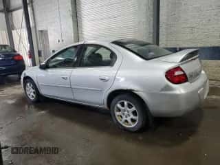 2005 Dodge Neon SXT with VIN 1B3ES56C55D139671, listed as a Copart auction lot 46608485 with 62,595 mi miles and Salvage title. Bid and sale history available at DreamBid. Image 2.