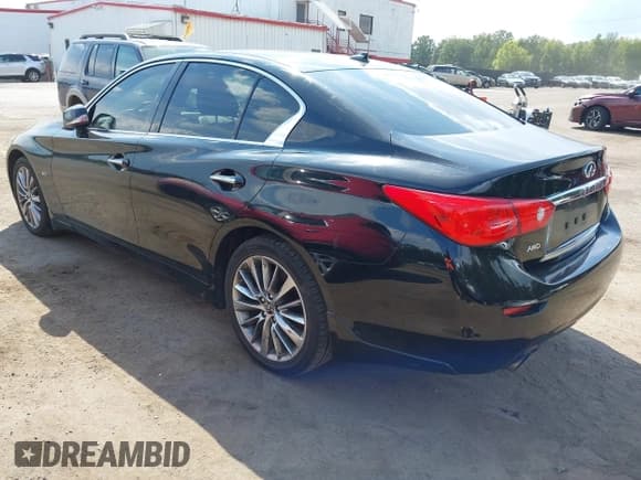 ✅ 2016 Infiniti Q50 Sport • VIN: JN1EV7ARXGM341327 • Lot: 43008783. Listed on IAAI with Not provided. Free auction sales archive from the USA and detailed vehicle history report at DreamBid. Image 3.