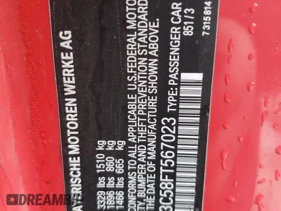 ✅ 2015 MINI Roadster S • VIN: WMWSY3C58FT567023 • Lot: 43289505. Listed on Copart with 115,029 mi. Free auction sales archive from the USA and detailed vehicle history report at DreamBid. Image 13.