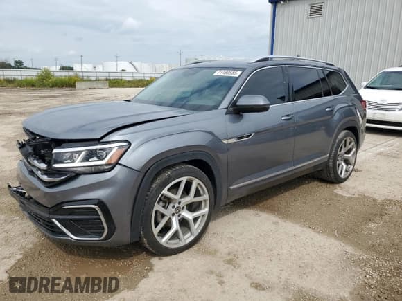 ✅ 2022 Volkswagen Atlas SEL Premium R-Line • VIN: 1V2FR2CA1NC544530 • Lot: 71180585. Wystawiony na Copart z przebiegiem 48 976 mil. Bezpłatny archiwum sprzedaży aukcyjnych z USA i szczegółowy raport historii pojazdu na DreamBid. Zdjęcie 1.