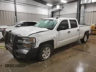 2018 Chevrolet Silverado 1500 Work Truck with VIN 1GCUKNEC1JF189686, listed as a Copart auction lot 79566404 with 189,642 mi miles and Salvage title. Bid and sale history available at DreamBid. Image 1.