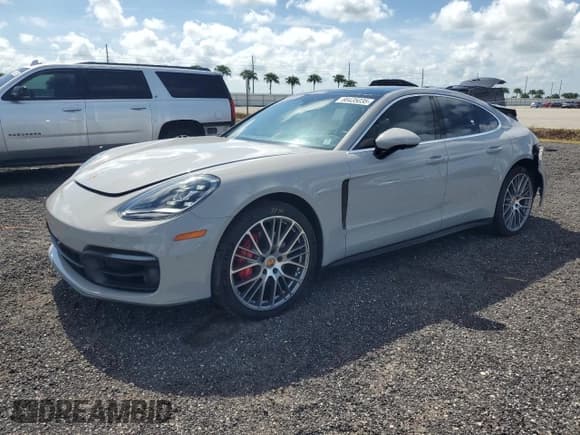 ✅ 2023 Porsche Panamera 4S • VIN: WP0AB2A75PL130371 • Лот: 66435035. Опубликован ранее на Copart с пробегом 17 651 миль. Бесплатный доступ к архиву аукционных продаж из США и подробный отчёт об истории автомобиля на DreamBid. Изображение 1.
