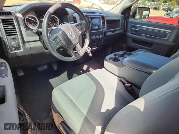 2016 Ram 1500 Express with VIN 3C6JR7ATXGG154448, listed as a Copart auction lot 70376575 with 67,107 mi miles and Salvage title. Bid and sale history available at DreamBid. Image 8.