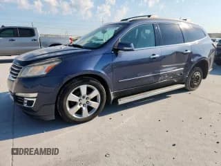 ✅ 2014 Chevrolet Traverse LTZ • VIN: 1GNKRJKD7EJ198217 • Lot: 71511975. Wystawiony na Copart z przebiegiem 119 449 mil. Bezpłatny archiwum sprzedaży aukcyjnych z USA i szczegółowy raport historii pojazdu na DreamBid. Zdjęcie 1.