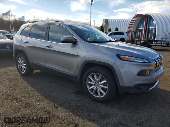 ✅ 2016 Jeep Cherokee Limited • VIN: 1C4PJMDB1GW225615 • Lot: 93391005. Listed on Copart with 132,974 mi. Free auction sales archive from the USA and detailed vehicle history report at DreamBid. Image 4.