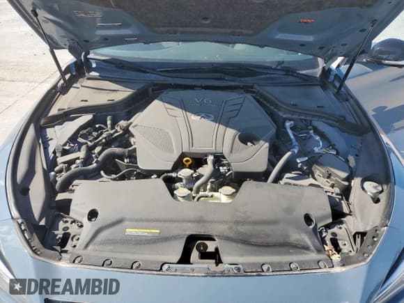 ✅ 2023 Infiniti Q50 Red Sport 400 • VIN: JN1FV7DP3PM570513 • Lot: 64475995. Listed on Copart with 21,765 mi. Free auction sales archive from the USA and detailed vehicle history report at DreamBid. Image 11.