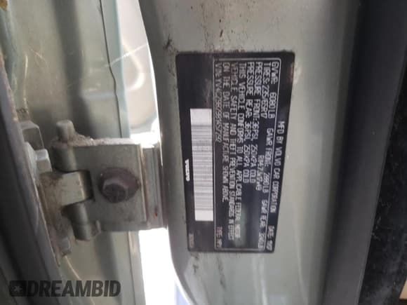 ✅ 2008 Volvo XC90 I6 • VIN: YV4CZ982981457292 • Lot: 87443995. Listed on Copart with 185,346 mi. Free auction sales archive from the USA and detailed vehicle history report at DreamBid. Image 13.