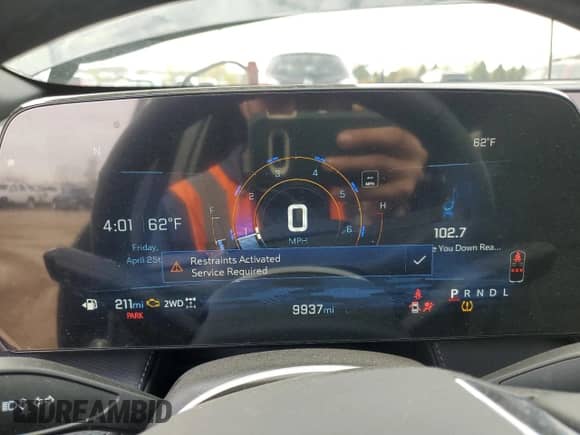 2025 Chevrolet Equinox AWD LT с VIN 3GNAXPEG5SL113664, выставлен на аукционе Copart как лот 54532675 с пробегом 9 937 миль миль и Списание • Salvage title. История ставок и продаж доступна на DreamBid. Изображение 9.