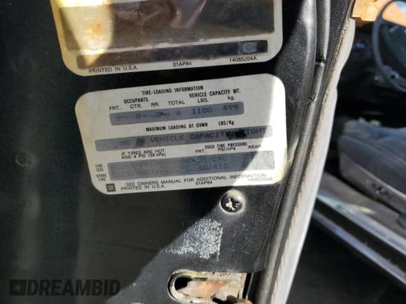 ✅ 1985 Buick LeSabre • VIN: 1G4BP37Y2FH856407 • Лот: 76331634. Опубликован ранее на Copart с пробегом 51 825 миль. Бесплатный доступ к архиву аукционных продаж из США и подробный отчёт об истории автомобиля на DreamBid. Изображение 12.