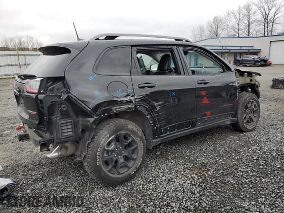 ✅ 2020 Jeep Cherokee Trailhawk Elite • VIN: 1C4PJMBX9LD597319 • Lot: 86362504. Listed on Copart with 21,050 mi. Free auction sales archive from the USA and detailed vehicle history report at DreamBid. Image 3.