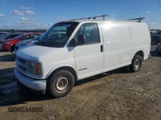 ✅ 1999 Chevrolet Express Cargo • VIN: 1GCFG25W5X1144131 • Lot: 91868295. Listed on Copart with 192,074 mi. Free auction sales archive from the USA and detailed vehicle history report at DreamBid. Image 1.