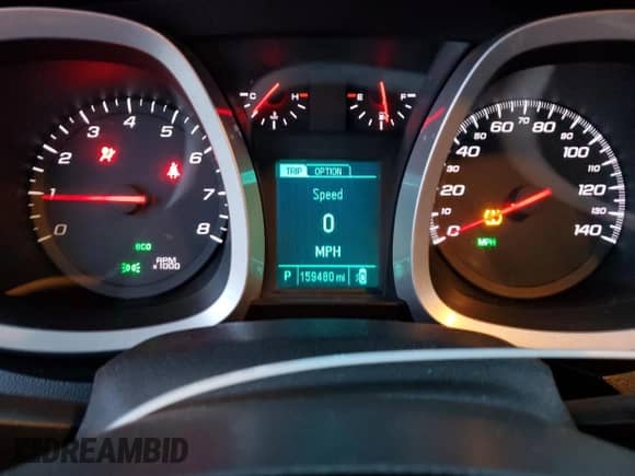 2013 Chevrolet Equinox LS with VIN 2GNALBEK3D6261712, listed as a Copart auction lot 80309194 with 159,480 mi miles and Salvage title. Bid and sale history available at DreamBid. Image 9.