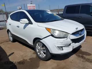 2012 Hyundai Tucson GLS z VIN KM8JU3AC9CU489736, wystawiony jako IAAI lot #41898415 z przebiegiem 158 961 mil mil oraz . Historia ofert i sprzedaży dostępna na DreamBid. Obrazek 1.