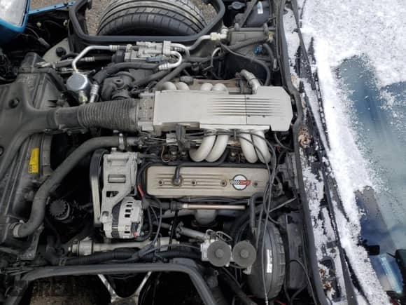 1989 Chevrolet Corvette with VIN 1G1YY3180K5125449, listed as a Copart auction lot 47791165 with 620,509 mi miles and Salvage title. Bid and sale history available at DreamBid. Image 11.