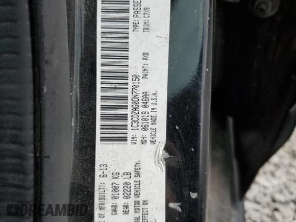 ✅ 2013 Dodge Avenger SE V6 • VIN: 1C3CDZAG0DN770150 • Лот: 80771055. Опубликован ранее на Copart с пробегом 135 006 миль. Бесплатный доступ к архиву аукционных продаж из США и подробный отчёт об истории автомобиля на DreamBid. Изображение 12.