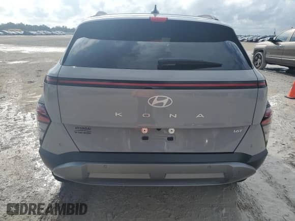 2024 Hyundai Kona Limited with VIN KM8HE3A31RU181691, listed as a Copart auction lot 73777164 with Not provided miles and Non repairable. Bid and sale history available at DreamBid. Image 6.