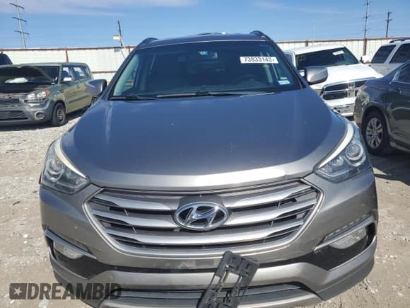 ✅ 2017 Hyundai Santa Fe 2.0T • VIN: 5XYZU4LA8HG490250 • Лот: 73833143. Опубликован ранее на Copart с пробегом 129 990 миль. Бесплатный доступ к архиву аукционных продаж из США и подробный отчёт об истории автомобиля на DreamBid. Изображение 5.