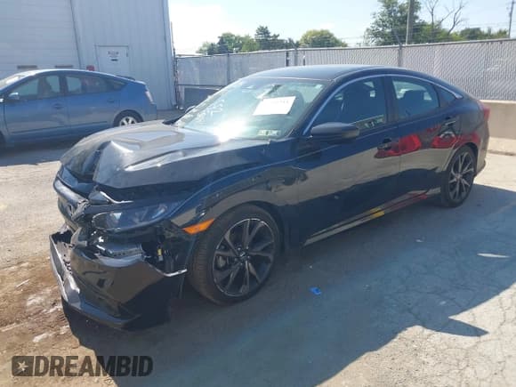 ✅ 2020 Honda Civic Sport • VIN: 2HGFC2E84LH600517 • Лот: 43332711. Опубликован ранее на IAAI с пробегом 50 570 миль. Бесплатный доступ к архиву аукционных продаж из США и подробный отчёт об истории автомобиля на DreamBid. Изображение 2.