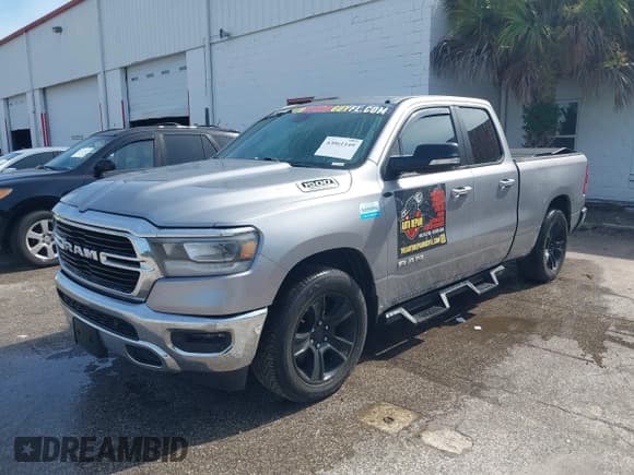 ✅ 2019 Ram 1500 Big Horn • VIN: 1C6RREBT2KN514060 • Lot: 43061149. Listed on IAAI with 146,368 mi. Free auction sales archive from the USA and detailed vehicle history report at DreamBid. Image 2.