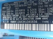 ✅ 2019 Hyundai Kona SE • VIN: KM8K12AA3KU340694 • Лот: 42688160. Опубликован ранее на IAAI с пробегом 62 455 миль. Бесплатный доступ к архиву аукционных продаж из США и подробный отчёт об истории автомобиля на DreamBid. Изображение 9.