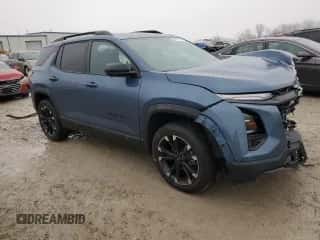 2025 Chevrolet Equinox AWD RS с VIN 3GNAXTEG9SL126104, выставлен на аукционе Copart как лот 43337995 с пробегом 5 348 миль миль и Списание • Salvage title. История ставок и продаж доступна на DreamBid. Изображение 4.