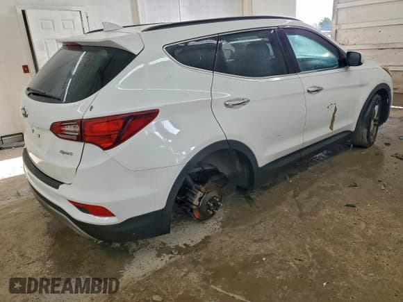 ✅ 2017 Hyundai Santa Fe 2.4L • VIN: 5NMZU3LB1HH036317 • Lot: 94480455. Listed on Copart with 106,420 mi. Free auction sales archive from the USA and detailed vehicle history report at DreamBid. Image 3.