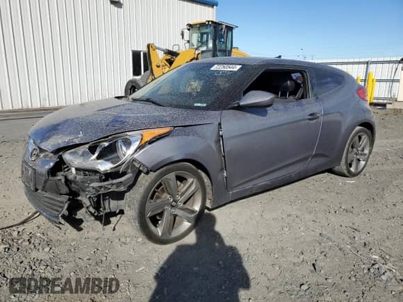 2012 Hyundai Veloster w/Red Int z VIN KMHTC6AD4CU033777, wystawiony jako Copart lot #72250544 z przebiegiem 136 087 mil mil oraz Szkoda całkowita • Salvage title. Historia ofert i sprzedaży dostępna na DreamBid. Obrazek 1.