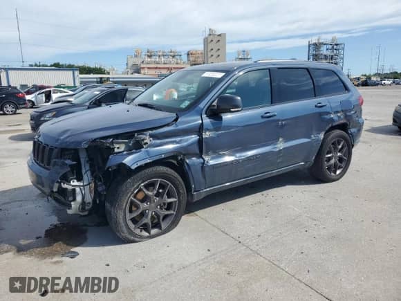 2021 Jeep Grand Cherokee 80th Anniversary с VIN 1C4RJEBG2MC785301, выставлен на аукционе Copart как лот 62085075 с пробегом 67 610 миль миль и Списание • Salvage title. История ставок и продаж доступна на DreamBid. Изображение 1.