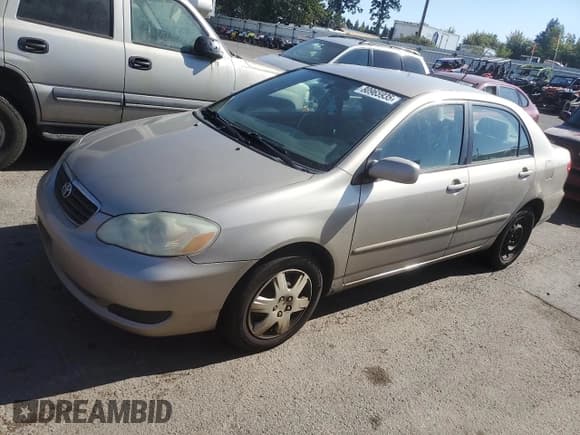✅ 2006 Toyota Corolla CE • VIN: 1NXBR32E66Z747639 • Lot: 80965935. Listed on Copart with Not provided. Free auction sales archive from the USA and detailed vehicle history report at DreamBid. Image 1.