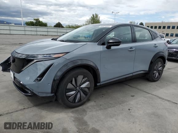 ✅ 2024 Nissan ARIYA Platinum+ • VIN: JN1DF0CD6RM738425 • Lot: 55924555. Listed on Copart with 4,025 mi. Free auction sales archive from the USA and detailed vehicle history report at DreamBid. Image 1.